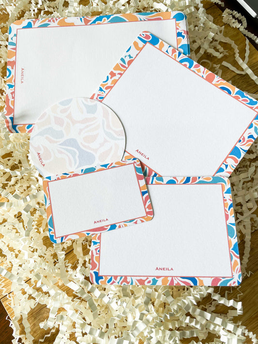 Aneila Personalized Stationery Set