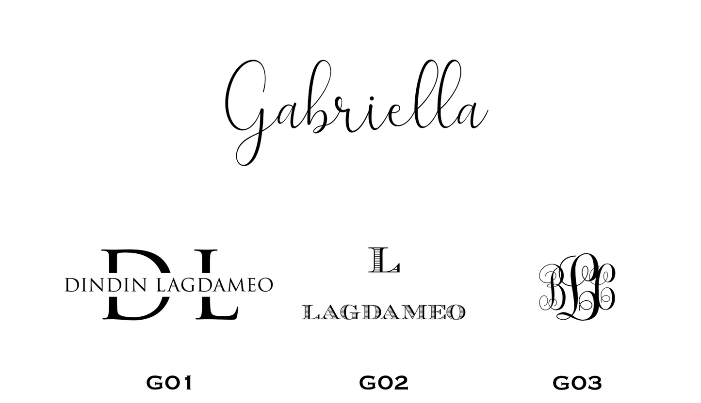 Gabriella Personalized Gift Tags