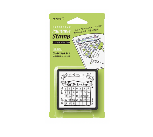 Midori Paintable Stamp Habit Tracker