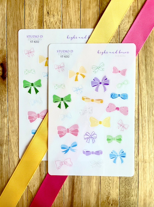 Highs and Bows Decorative Stickers ST-8212