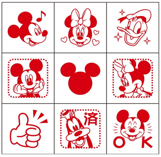 Beverly Mini Stamps: Disney Mickey Mouse