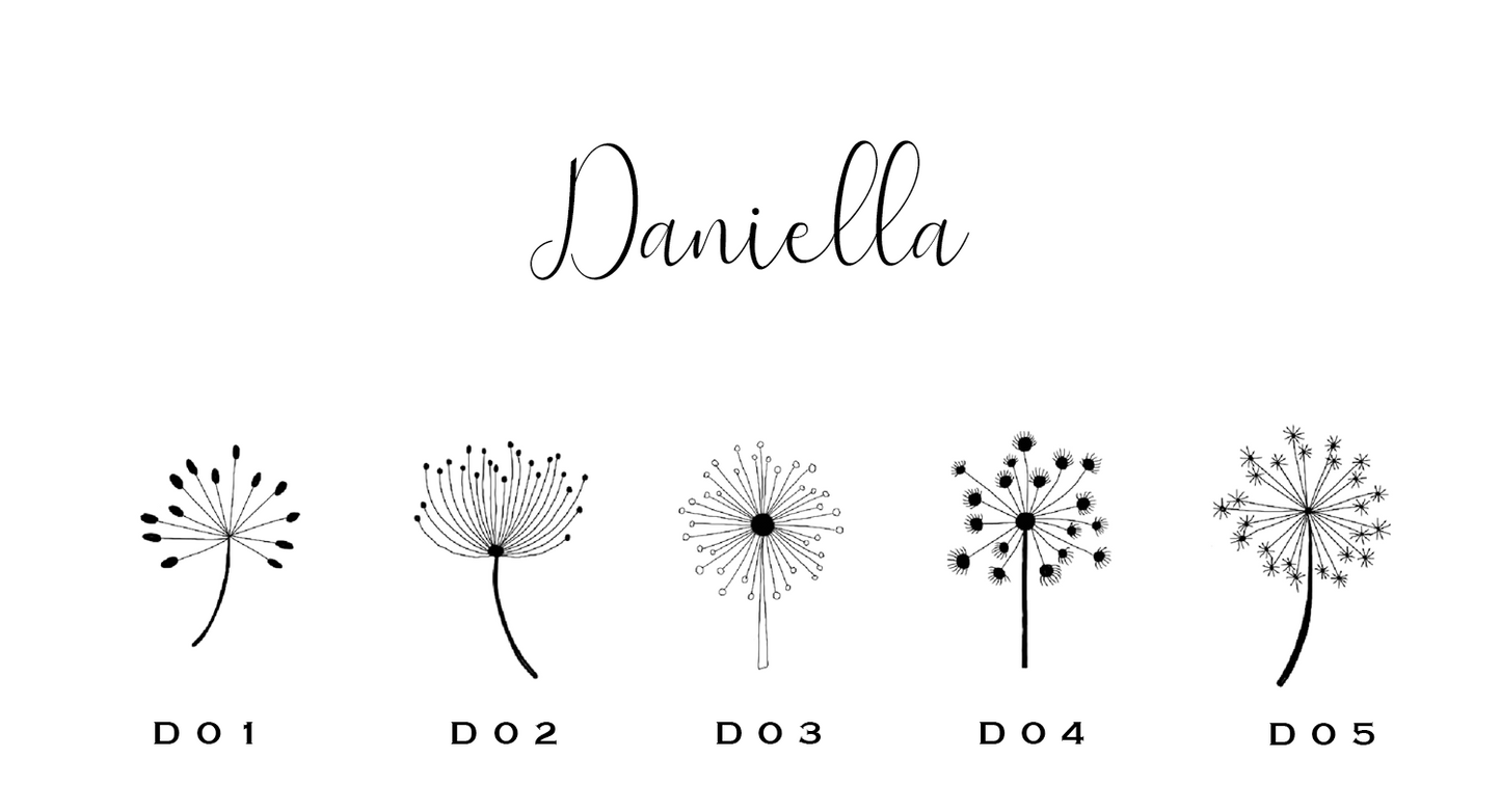 Daniella Personalized Round Gift Tags