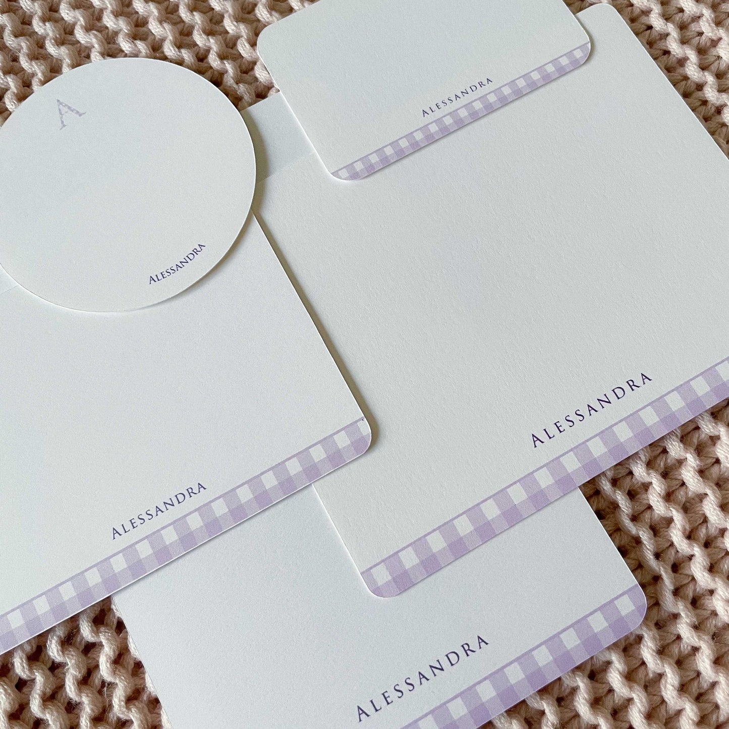 Alessandra Personalized Stationery Set