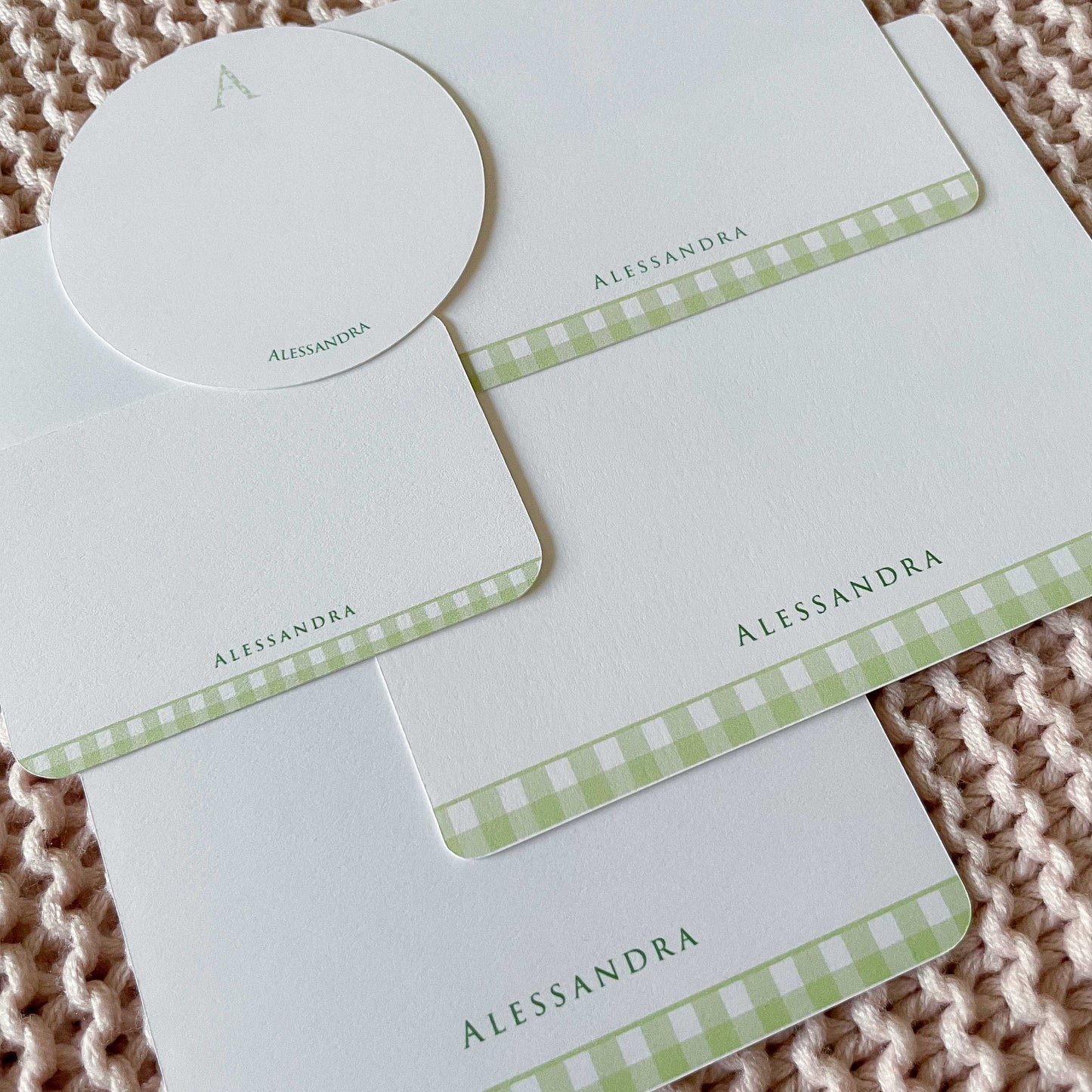 Alessandra Personalized Stationery Set