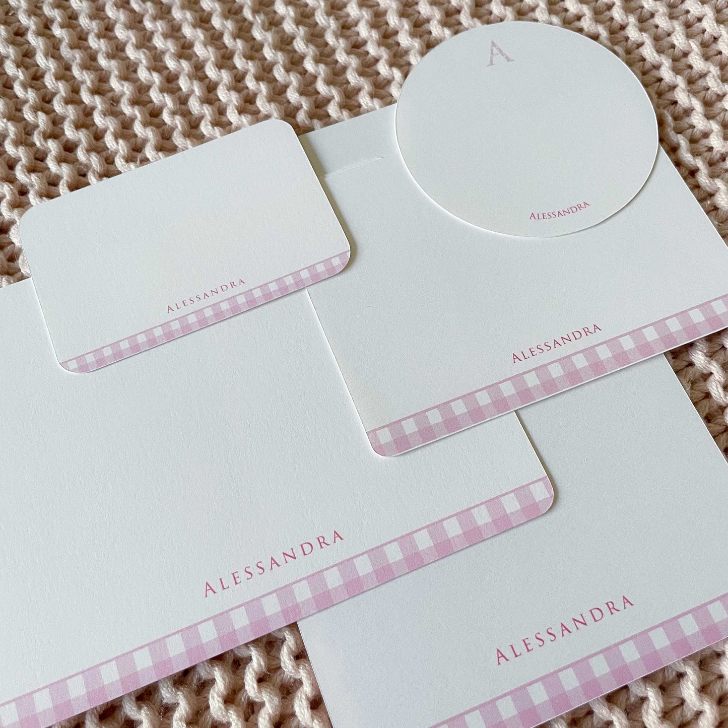 Alessandra Personalized Stationery Set