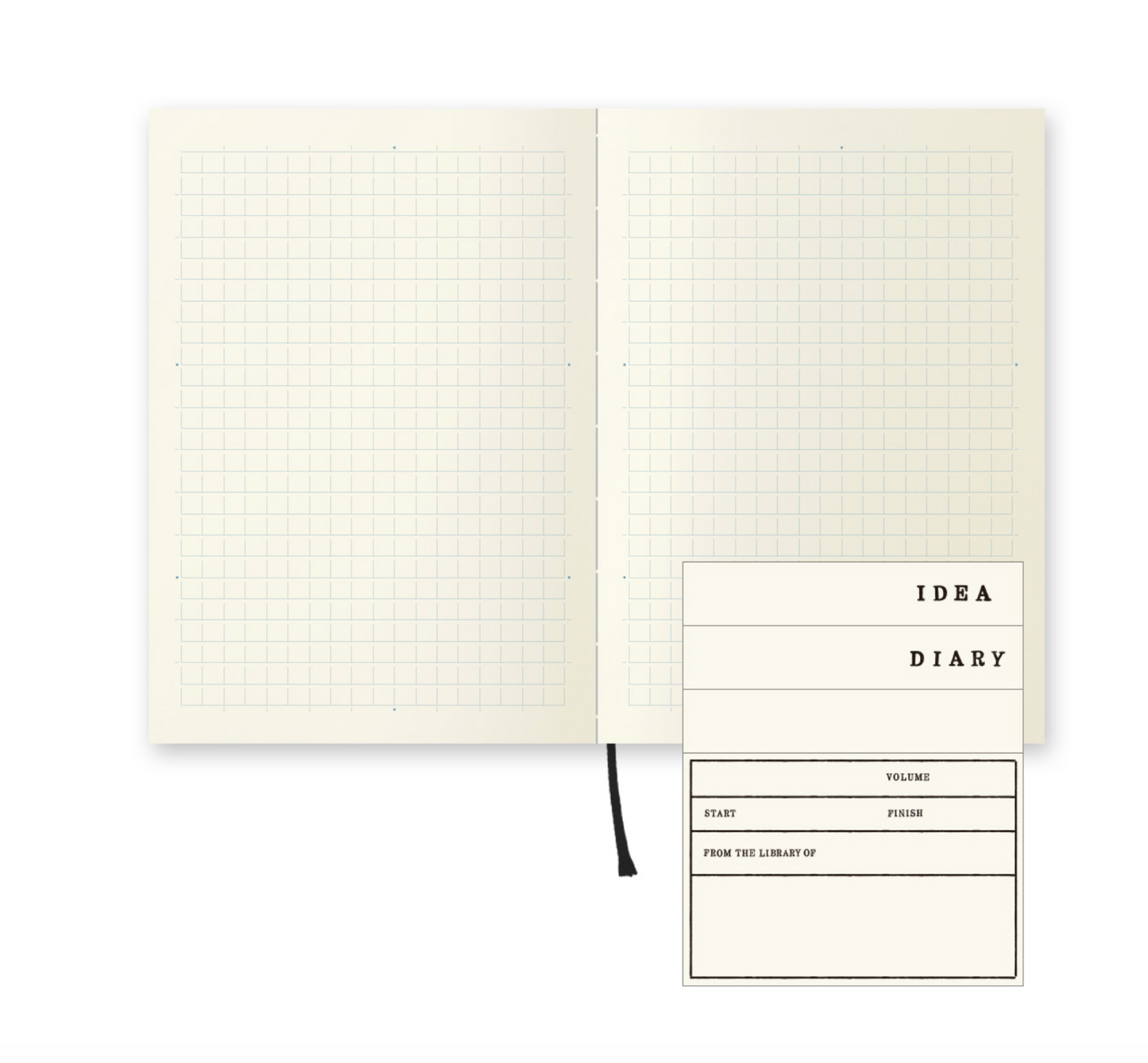 Midori Notebook: Grid A6