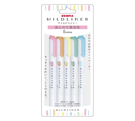Zebra Mildliner Fluorescent (Pink)